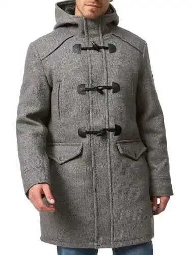 Indicode Herren Liam Dufflecoat Wintermantel für Männer