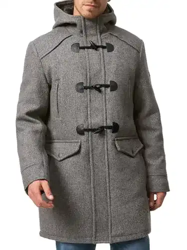 Indicode Herren Liam Dufflecoat Wintermantel für Männer