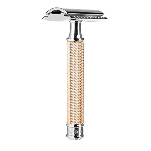 Rasierhobel für Frauen von Mühle Traditional mit rosegoldenem Griff