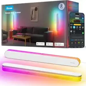 Govee RGBICW Wandleuchte für Innenräume, smarte LED-Wandlampe