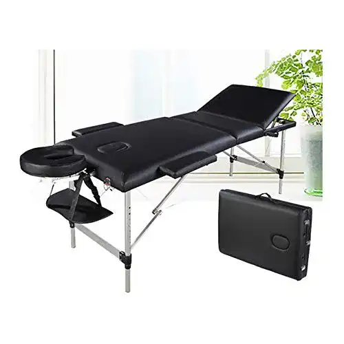 Massageliege Huini höhenverstellbar und tragbar für Therapie und Wellness