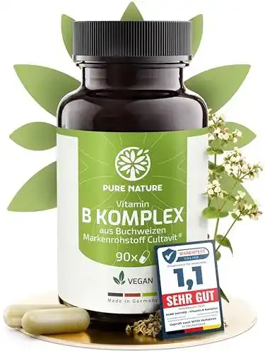 Vitamin B Komplex Pure Nature – Hochwertige B-Vitamine in Kapseln