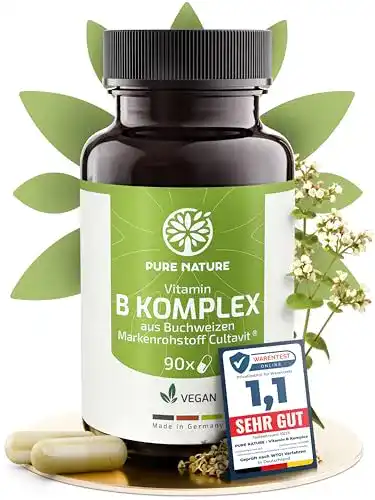 Vitamin B Komplex Pure Nature – Hochwertige B-Vitamine in Kapseln