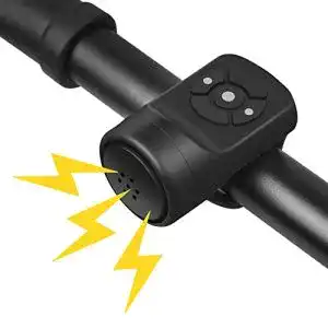 Fahrradhupe Flintronic elektrisch mit 120 dB und Diebstahlalarm