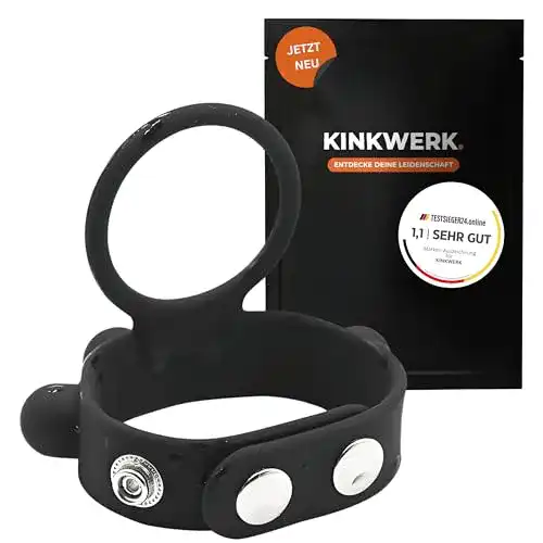 Penisring KINKWERK aus Silikon mit verstellbarer Passform