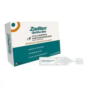 Allergie-Augentropfen ZADITEN ophtha sine 0,25 mg/ml