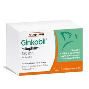 Ginkgo Ratiopharm Ginkobil 120 mg Filmtabletten im Vergleich