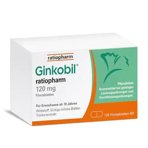 Ginkgo Ratiopharm Ginkobil 120 mg Filmtabletten im Vergleich