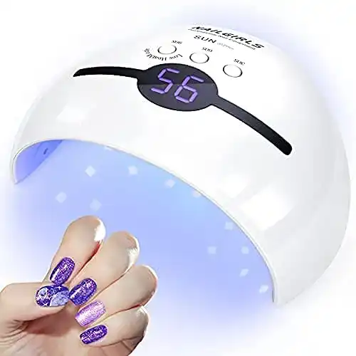 Nageltrockner Nailgirls UV Nagellampe für Gelnägel