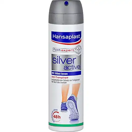 HANSAPLAST Fußspray Silver Active Schuhdeo für erfrischte Füße