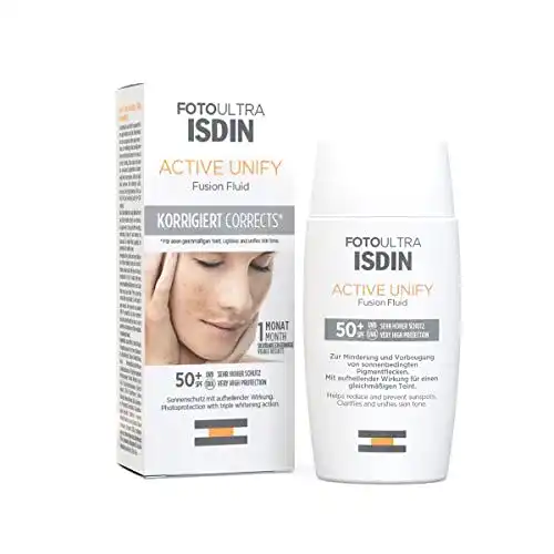 Isdin Sonnencreme FotoUltra Active Unify LSF 50+ mit aufhellender Wirkung
