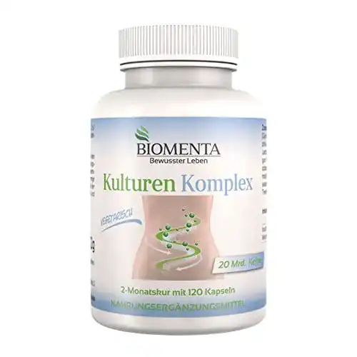 Probiotika BIOMENTA Kulturen Komplex mit 20 Mrd. Bakterien