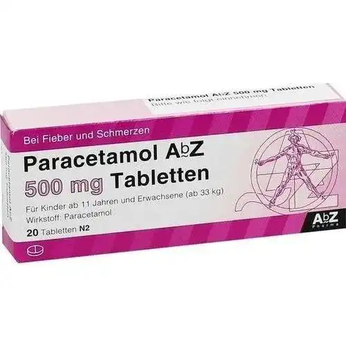 Paracetamol Sakioo AbZ 500 mg Tabletten 20 Stück
