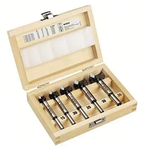 Forstnerbohrer Set von Bosch Professional 5-teilig mit Hartmetallspitzen
