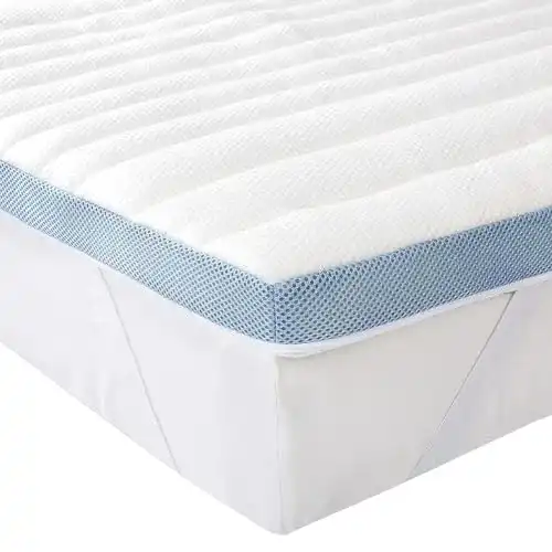Matratzen Topper 90 x 200 von Amazon Basics mit 5 cm Höhe
