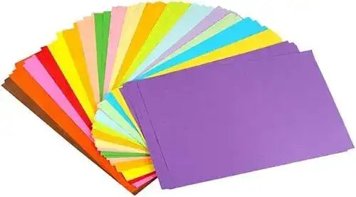Buntes A4 Kopierpapier in 10 Farben für Bastelprojekte