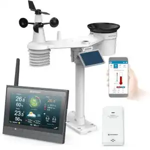 Bresser Wetterstation mit Außensensor und 7-in-1 Funktechnologie