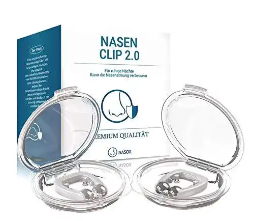 Nasenclip Nasox – Verbesserte Nasenklammer für ruhige Nächte