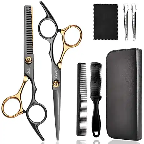 Friseurscheren Set von Fcysy: Haarschneide- und Effilierscheren