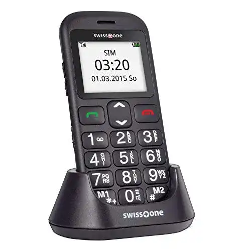 Seniorenhandy Swisstone BBM 320c mit großem Display und Notruffunktion