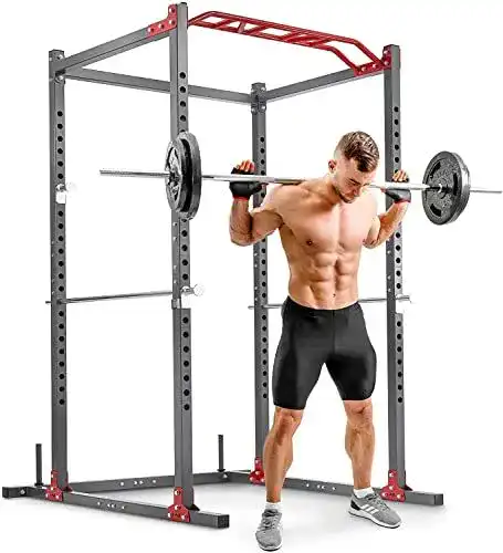 Power Rack mit Klimmzugstange von Hop-Sport – 300 kg Belastbarkeit