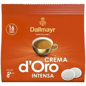 Dallmayr Kaffee Crema d’oro Intensa Kaffeepads, 5er Pack