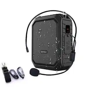 Sprachverstärker Shidu Bluetooth 18 W mit kabelgebundenem Mikrofon