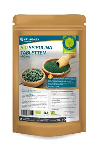 Bio Spirulina Tabletten FP24 Health 2500 Stück