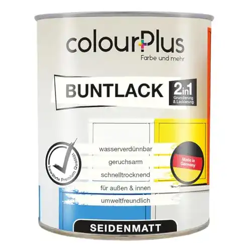 Buntlack colourPlus 2in1 Seidenmatt für Holz und Metall