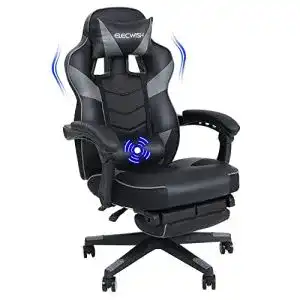 Gaming-Stuhl bis 200 Euro Puluomis Bürostuhl mit Fußstütze