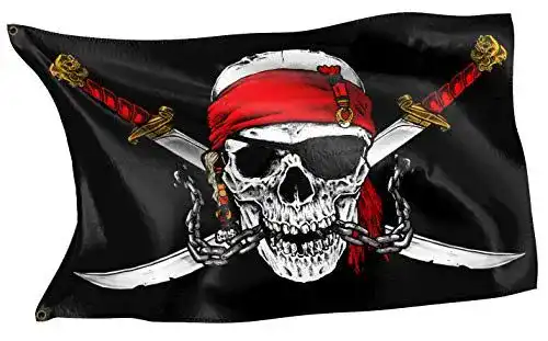 Piratenflagge Original Karibik wetterfest 150cm x 90cm
