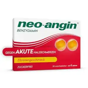 Halstabletten Neo-Angin Benzydamin zur Behandlung akuter Halsschmerzen