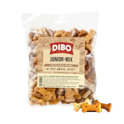 Hundekeks Dibo Junior-Mix 500g Beutel – Gesunde Hundeleckerlis