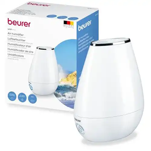 Beurer LB 37 Luftbefeuchter mit Ultraschall-Zerstäubung und Aroma Diffuser