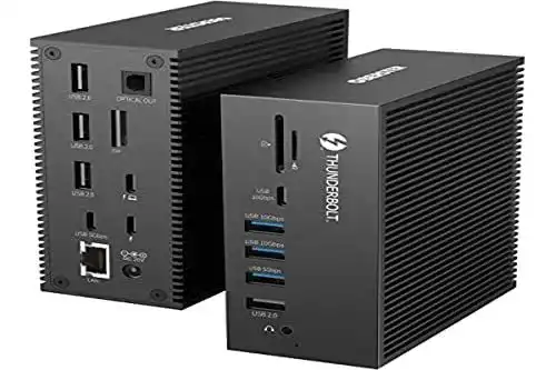 Thunderbolt 3 Docking Station 18 in 1 für Mac und Windows