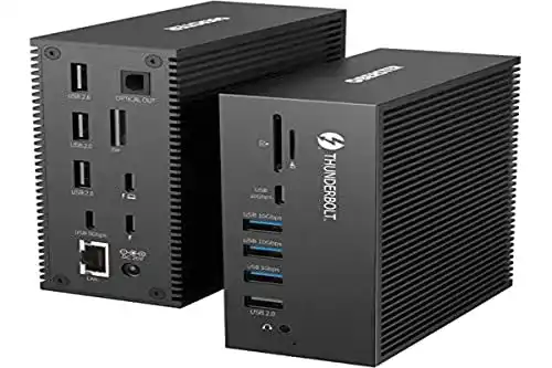 Thunderbolt 3 Docking Station 18 in 1 für Mac und Windows