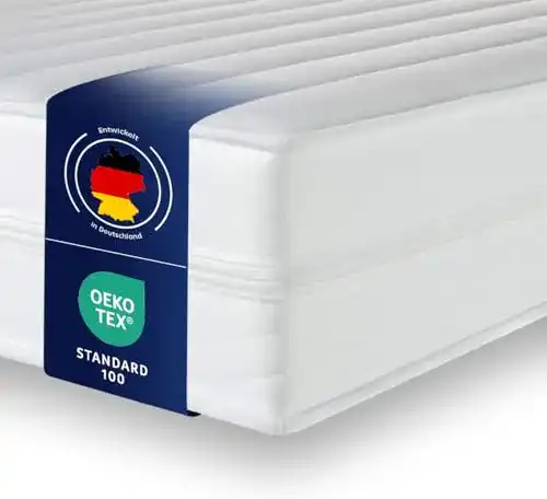 Matratze 90×200 H2 Träumegut24 Orthopädische 7-Zonen Kaltschaummatratze