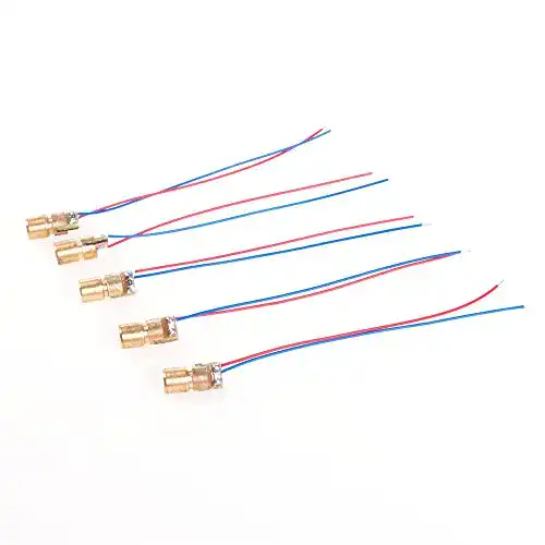 Diodenlaser LAOMAO Mini 650nm 5mW 5V Laser Dot Diode 5er Set