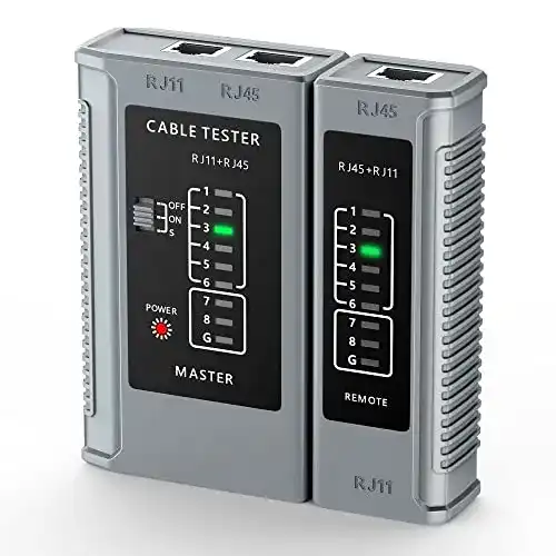 Netzwerktester Snowkids für RJ45, RJ11 und RJ12 Kabel