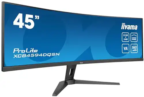 iiyama ProLite XCB4594DQSN-B1 Curved 113 cm VA Monitor 165Hz