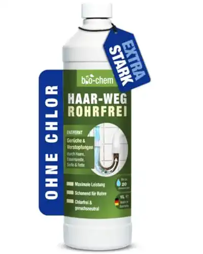 Rohrreiniger Bio-Chem Haar-Weg Abflussreiniger 1000 ml für effektive Rohrreinigung