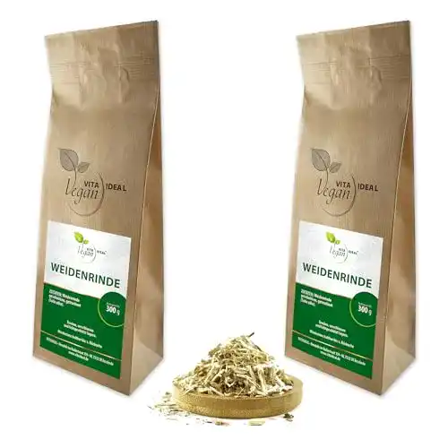 Weidenrinde Vita Ideal Vegan 2x 300g geschnitten und getrocknet