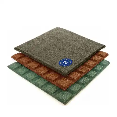 Fallschutzmatten Gartenpirat 50×50 cm 25 mm für Spielplätze