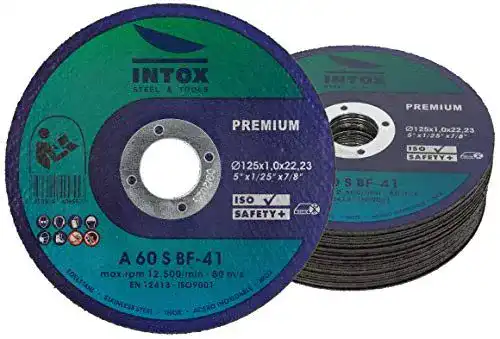 Trennscheibe 125 mm für Metall von Intox Steel & Tools