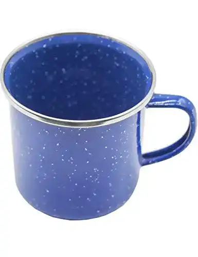Emaille-Tasse Outdoor Saxx – Camping-Becher, unzerbrechlich, 300ml