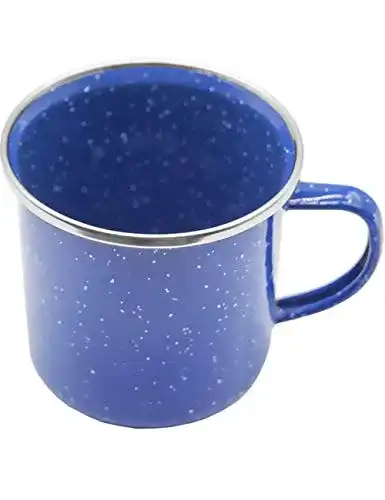 Emaille-Tasse Outdoor Saxx – Camping-Becher, unzerbrechlich, 300ml