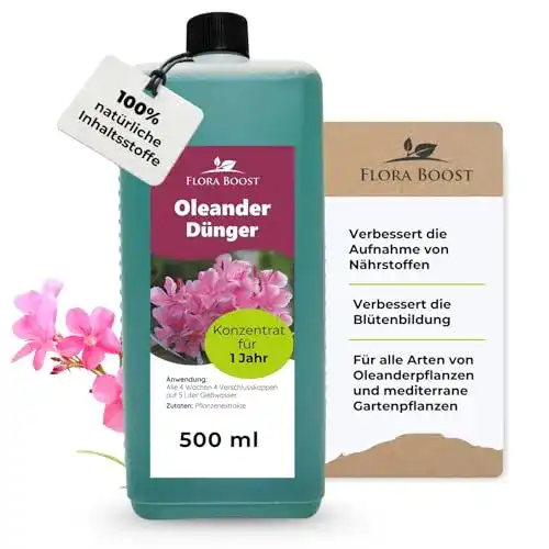 Mediterraner Flora Boost Konfitee Oleander Dünger 500ml für Pflanzen