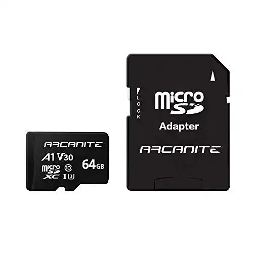 ARCANITE 64 GB microSDXC-Speicherkarte mit Adapter