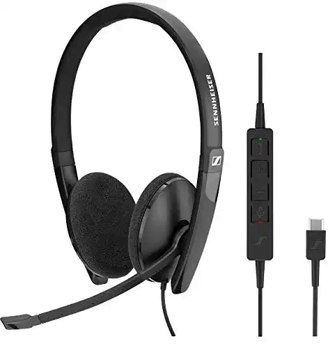 Sennheiser SC 160 USB-C Duo Headset, Schwarz