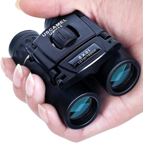 Uscamel 8×21 Fernglas für Kinder und Erwachsene, kompakt und wasserdicht
